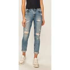 Pepe Jeans - Jeansy Violet. Niebieskie jeansy damskie Pepe Jeans, z podwyższonym stanem. Za 399,90 zł.