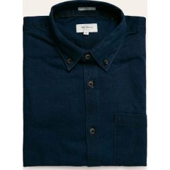 Pepe Jeans - Koszula Keylon. Niebieskie koszule męskie Pepe Jeans, s, bez wzorów, z elastanu, casualowe, button down, z długim rękawem. W wyprzedaży za 239,90 zł.