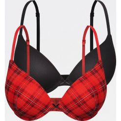 Biustonosz push up 2 pack - Czarny. Czarne biustonosze Reserved, bez wzorów. Za 69,99 zł.