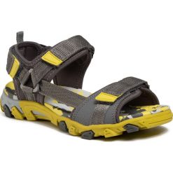 Sandały SUPERFIT - 6-00101-20 D Grau/Gelb. Szare sandały chłopięce Superfit, ze skóry ekologicznej, bez zapięcia. W wyprzedaży za 179,00 zł.