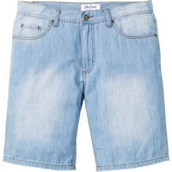 Bermudy dżinsowe z letniego denimu Regular Fit bonprix niebieski "bleached”. Niebieskie jeansy męskie bonprix, na lato, m, bez wzorów, z jeansu. Za 79,99 zł.