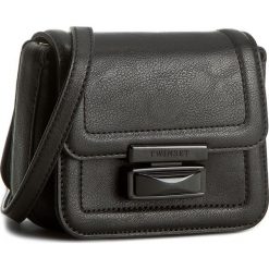 Torebka TWINSET - Tracolla AS7PTP Nero 00006. Czarne listonoszki damskie Twinset, bez wzorów, ze skóry ekologicznej, bez dodatków. W wyprzedaży za 349,00 zł.