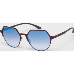Adidas Originals - Okulary AOM007. Brązowe okulary przeciwsłoneczne męskie adidas Originals, z materiału, okrągłe. W wyprzedaży za 179,90 zł.