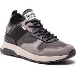 Sneakersy PALLADIUM - Ax_Eon Army Runner 05682-022-M Asphalt/Anthracite/Black. Szare sneakersy męskie marki Palladium, bez wzorów, ze skóry, bez zapięcia. Za 499,00 zł.