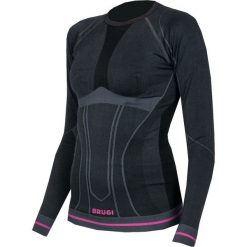 Topy sportowe damskie: Brugi Koszulka damska 2RAP NCP Nero Grigio Fuxia r. XL