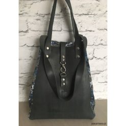 Shopper bag damskie: Torba Fio-blue flowers