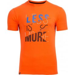 T-shirt męski TSM614 - pomarańcz - Outhorn. Czerwone t-shirty męskie marki Outhorn, na lato, m, z bawełny. W wyprzedaży za 29,99 zł.