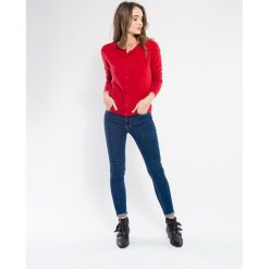 Kardigan kaszmirowy w kolorze czerwonym. Czerwone kardigany damskie Perfect Cashmere, s, z kaszmiru. W wyprzedaży za 279,95 zł.