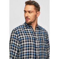 Wrangler - Koszula. Niebieskie koszule męskie Wrangler, s, bez wzorów, z tkaniny, klasyczne, z klasycznym kołnierzykiem, z długim rękawem. W wyprzedaży za 179,90 zł.