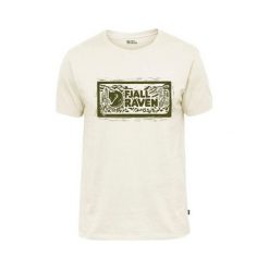 Fjällräven Logo Stamp T-Shirt, Skorupa Jajka | 111 | Z. Koszulki męskie Fjällräven, m, z napisami, z bawełny, bez kołnierzyka, krótkie. W wyprzedaży za 263,58 zł.