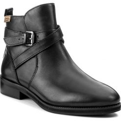 Botki PIKOLINOS - W5M-8614 Black. Czarne buty zimowe damskie Pikolinos, z materiału, na obcasie. W wyprzedaży za 349,00 zł.