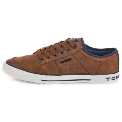 Tom Tailor Tenisówki Męskie 44 Brązowe. Pomarańczowe trampki męskie Tom Tailor, bez wzorów, bez zapięcia. Za 216,00 zł.