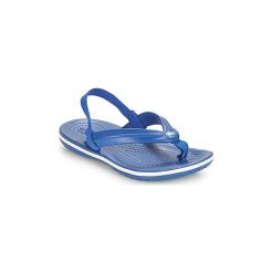 Japonki Dziecko Crocs CROCBAND STRAP FLIP K. Niebieskie klapki dziewczęce Crocs. Za 89,00 zł.
