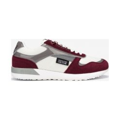 Versace Jeans Couture Tenisówki Czerwony Biały. Czerwone trampki męskie Versace Jeans Couture, bez wzorów, z jeansu, bez zapięcia. Za 686,95 zł.