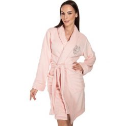 Damski szlafrok Heart Beat różowy. Różowe szlafroki damskie marki Envie, s, z haftami. Za 145,99 zł.