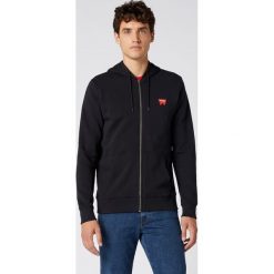 Wrangler Bluza Czarny. Czarne bluzy męskie Wrangler, xl, bez wzorów, z bawełny, bez kołnierzyka, bez rękawów, bez kaptura. Za 343,95 zł.
