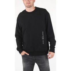 Diesel S-Ellis Bluza Czarny. Czarne bluzy męskie Diesel, s, z nadrukiem, z materiału, bez kołnierzyka, bez rękawów, bez kaptura. Za 464,95 zł.