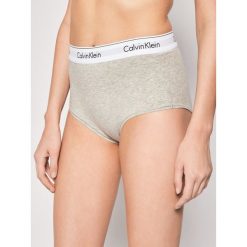 Bokserki Calvin Klein Underwear 000QF4247E. Szare bokserki damskie Calvin Klein Underwear, m, bez wzorów, z elastanu. Za 119,00 zł.