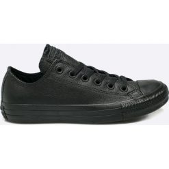 Converse - Tenisówki. Czarne trampki męskie marki Converse, ze skóry. W wyprzedaży za 269,90 zł.