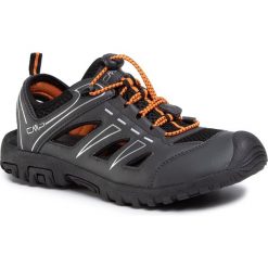 Sandały CMP - Aquarii 2.0 Hiking Sandal 30Q9647 Nero. Czarne klapki męskie CMP, bez wzorów, ze skóry ekologicznej. W wyprzedaży za 149,00 zł.