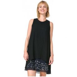 Sukienki: Desigual Sukienka Damska Besalú 40 Czarny