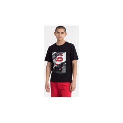 T-shirty z krótkim rękawem Calvin Klein Jeans J30J307518 TEASIA 2. Czarne t-shirty męskie Calvin Klein Jeans, m, bez wzorów, z jeansu, bez kołnierzyka, krótkie. Za 131,48 zł.