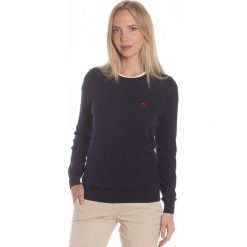 Polo Club C.H.A sweter damski L ciemnoniebieski. Niebieskie swetry damskie Polo Club C.H..A, l, bez wzorów, bez rękawów, bez kaptura. W wyprzedaży za 229,00 zł.