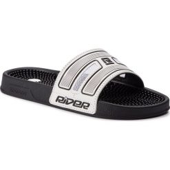 Klapki RIDER - R89 AD 11314 Black/White 24640. Brązowe klapki męskie Rider, bez wzorów, z tworzywa sztucznego. Za 169,99 zł.
