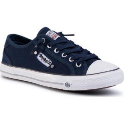 Trampki DOCKERS - 42VE201-710660 Navy. Niebieskie półbuty damskie DOCKERS, bez wzorów, z gumy, bez zapięcia. Za 209,00 zł.