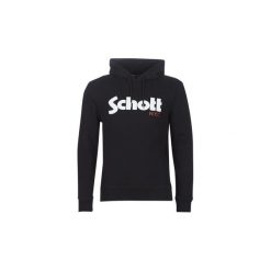 Bluzy Schott SWHOOD. Czarne bluzy męskie Schott, s, bez wzorów, bez kołnierzyka, bez rękawów, bez kaptura. Za 288,20 zł.
