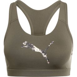 Biustonosze sportowe: Puma FOREVER LOGO Biustonosz sportowy olive night/copper cat