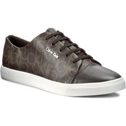 Creepersy damskie: Półbuty CALVIN KLEIN BLACK LABEL - Hamilton N11901 Brown