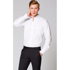 Koszula Biała Ester 2. Białe koszule męskie LANCERTO, na lato, s, z haftami, z bawełny, eleganckie. Za 299,90 zł.