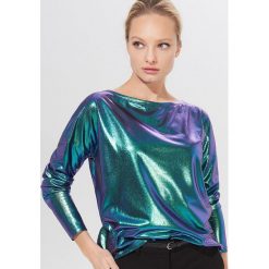 Bluzka z holograficznym efektem - Wielobarwny. Bluzki damskie Mohito, s. Za 69,99 zł.