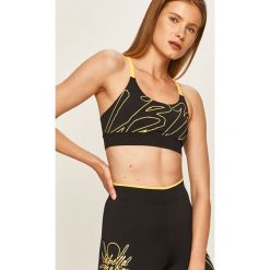 LaBellaMafia - Biustonosz sportowy. Czarne biustonosze sportowe damskie LABELLAMAFIA, s, bez wzorów, z elastanu. Za 139,90 zł.