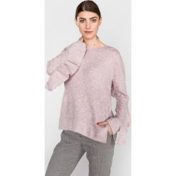 French Connection Emilde Sweter Różowy Beżowy. Różowe bluzy damskie French Connection, xs, bez wzorów, z elastanu, bez rękawów, bez kaptura. Za 516,95 zł.