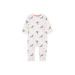 Name it Girls Śpioszki Doma snow white - Gr.Niemowlę (0 - 6 miesięcy). Białe śpiochy niemowlęce marki Name it, bez wzorów, z elastanu. Za 84,99 zł.