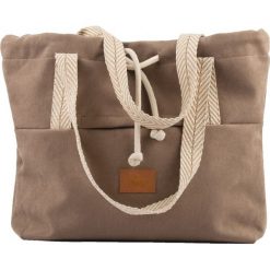 Torebka shopper "BAGGERKA", kolor taupe. Torby damskie na zakupy me&BAGS, bez wzorów, na ramię, duże, bez dodatków. Za 219,00 zł.