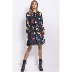 Lekka Dziewczęca Sukienka w Motyle. Zielone sukienki dziewczęce Molly.pl, bez wzorów, boho, bez rękawów. Za 198,90 zł.