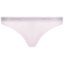 Figi brazylijskie Emporio Armani Underwear 162948 9P235 01372. Różowe figi damskie Emporio Armani Underwear, xs, bez wzorów, z elastanu. W wyprzedaży za 99,00 zł.