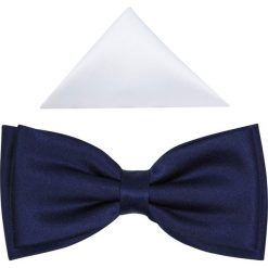 Gładka granatowa mucha szeroka B39. Muszki męskie Modini Moda Męska, na co dzień, bez wzorów, z tkaniny, eleganckie. W wyprzedaży za 45,00 zł.