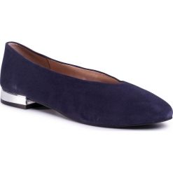 Baleriny GIOSEPPO - Corinth 57095 Navy. Niebieskie baleriny damskie Gioseppo, bez wzorów, ze skóry, klasyczne, bez obcasa, na płaskiej podeszwie. Za 239,00 zł.