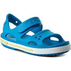 Sandały CROCS - Crocband II Sandal Ps 14854 Ocean/Tennis Ball Green. Niebieskie sandały męskie Crocs, z tworzywa sztucznego. Za 129,00 zł.