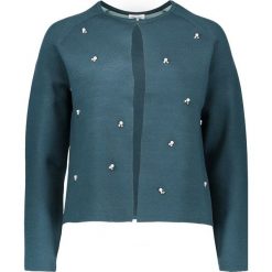 Kardigan w kolorze morskim. Niebieskie kardigany damskie marki Gerry Weber. W wyprzedaży za 149,95 zł.