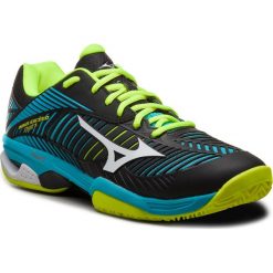 Buty MIZUNO - Wave Exceed Tour 3 CC 61GC187425 Czarny Kolorowy. Czarne buty sportowe męskie marki Mizuno, ze skóry ekologicznej, bez zapięcia, tenisowe, mizuno wave. W wyprzedaży za 379,00 zł.