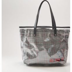 Torba shopper z odpinanym środkiem - Wielobarwn. Szare torby na zakupy damskie marki House. Za 99,99 zł.