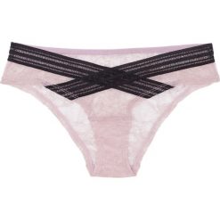 Figi: Figi „hipster” bonprix matowy jasnoróżowy – czarny