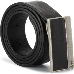 Pasek Męski LEE - Buckle Belt LU035001 Black. Czarne paski męskie Lee, w paski, ze skóry. Za 199,00 zł.