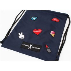 Worek Edward Orlovski Granat Patch. Plecaki męskie z materiału. Za 50,00 zł.