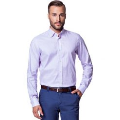 Koszula SINA. Różowe koszule męskie LANCERTO, m, z aplikacjami, z bawełny, eleganckie, z klasycznym kołnierzykiem, bez rękawów. W wyprzedaży za 99,90 zł.